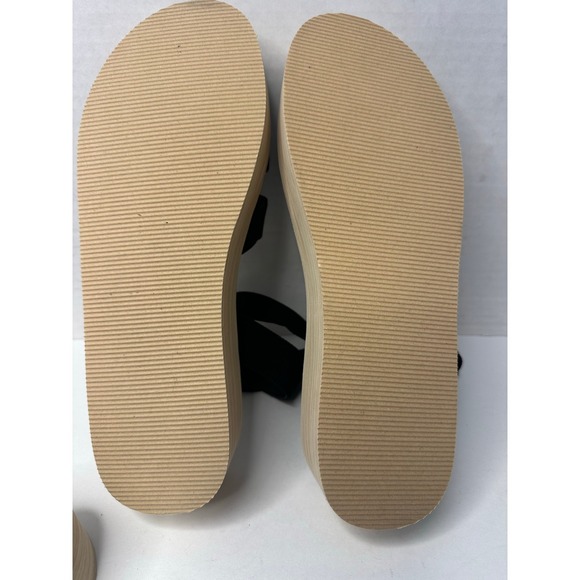 Lucky Brand Women's Samella Strappy Platform Wedge Sandal Black Size 11M NEW - Picture 8 of 8